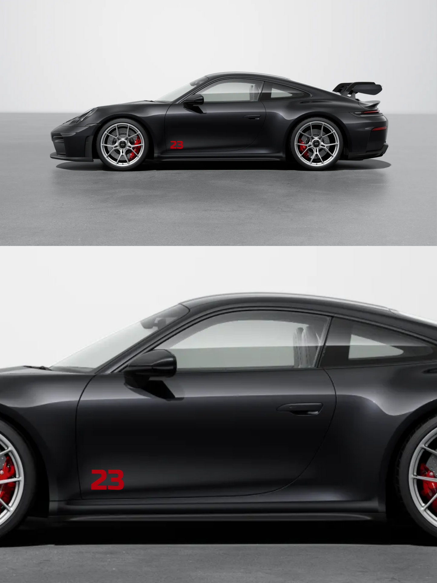Single Color Custom Race Numbers