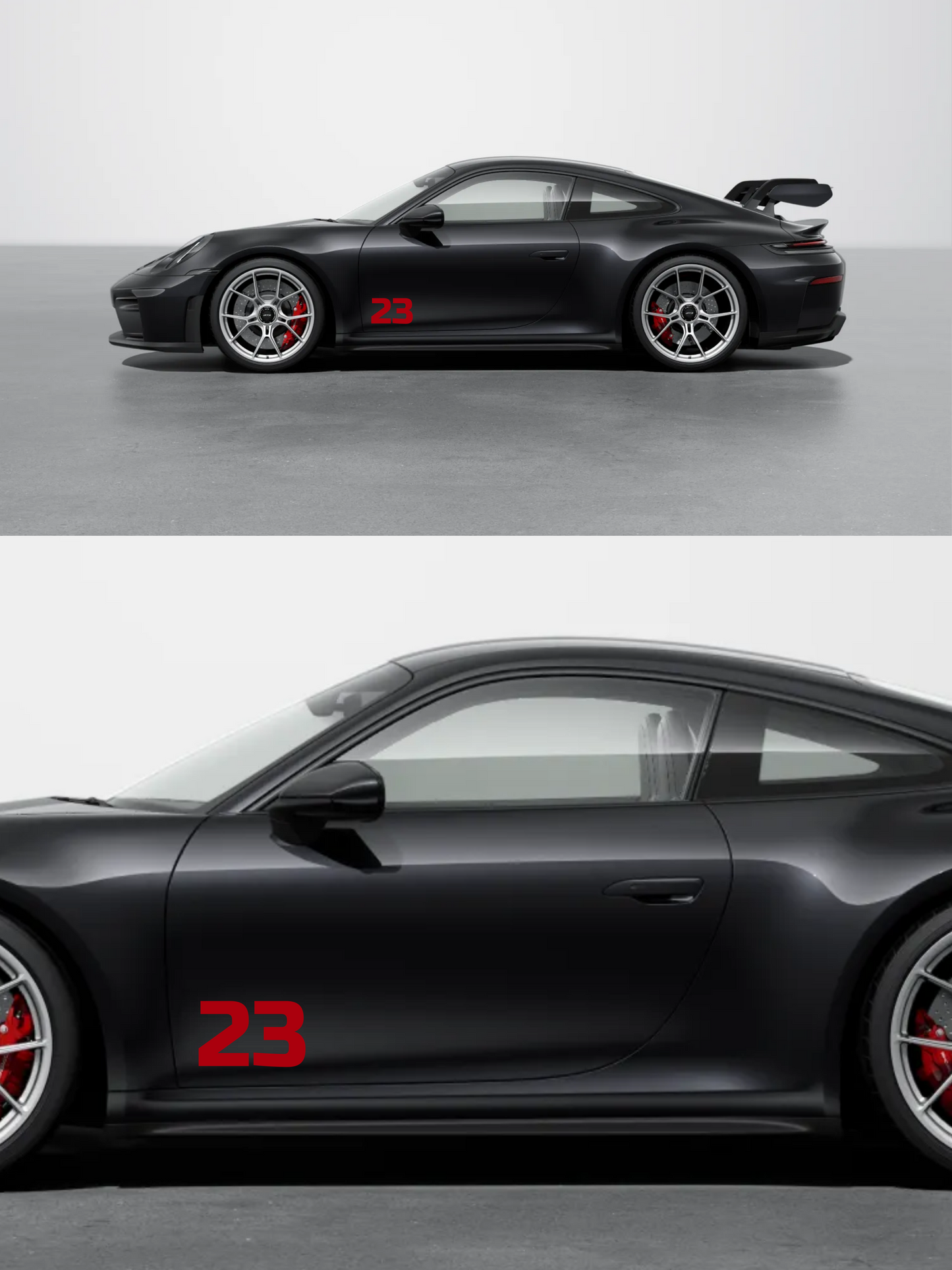 Single Color Custom Race Numbers