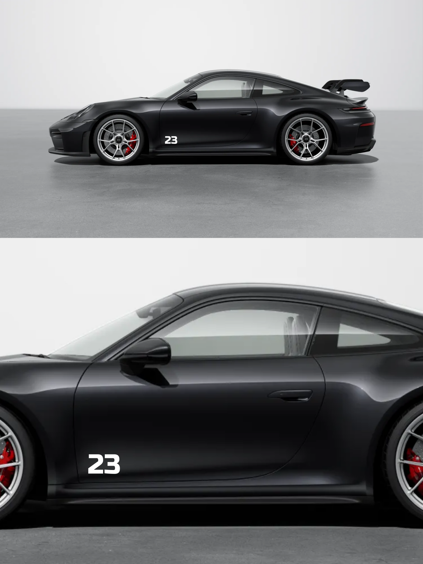 Single Color Custom Race Numbers