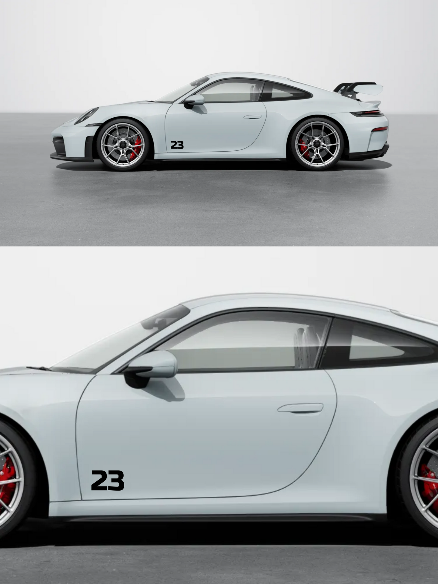 Single Color Custom Race Numbers