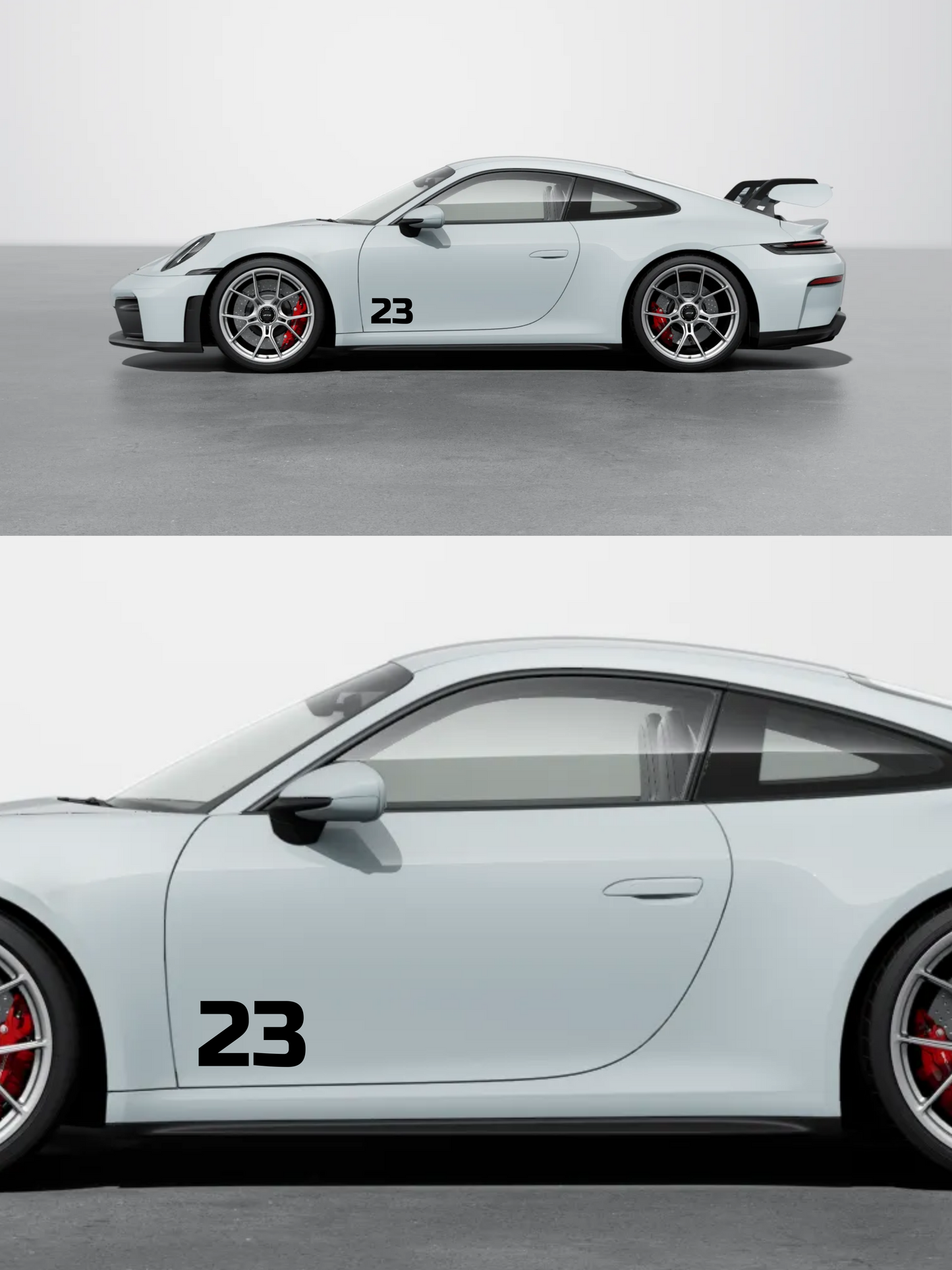Single Color Custom Race Numbers